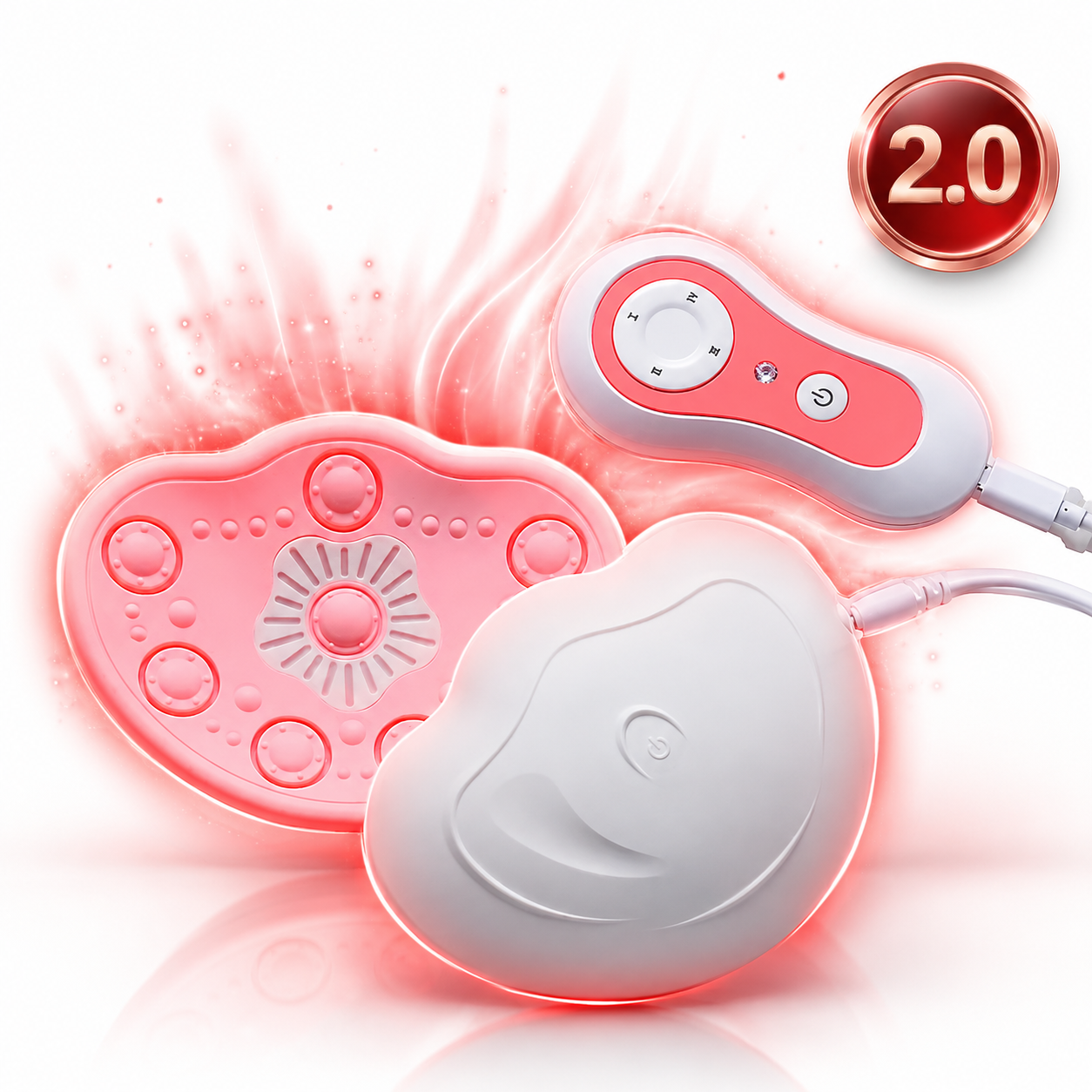 Puure 2.0 Upgrade: red light applicator pad, controller and device